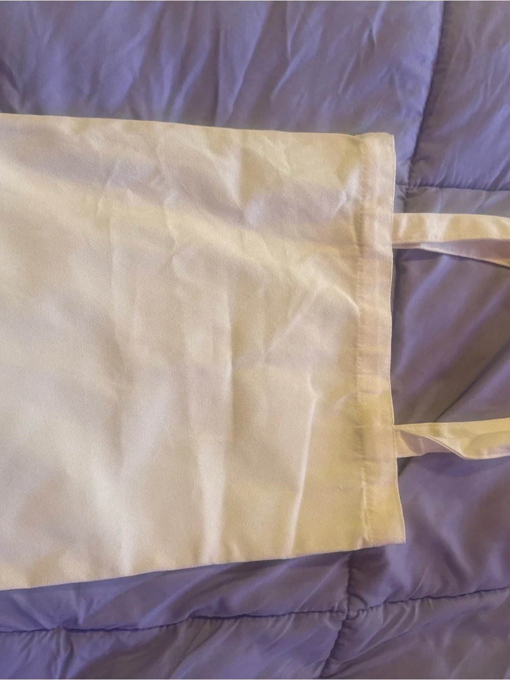 Classic Cream Cotton Tote Bag - Unbranded